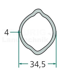 Profilrohr 1 m