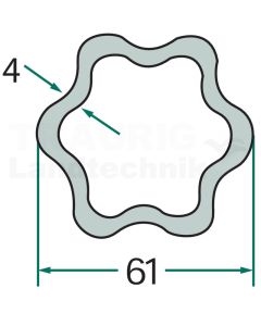 Profilrohr 1,5 m
