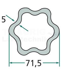 Profilrohr 1,5 m