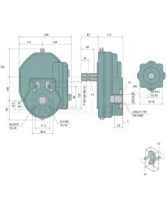 Stirnradgetriebe M6