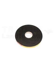 Zellgummiband schw Moosgummi 10m 25x5mm