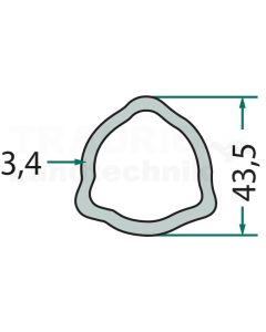 Profilrohr 1,5 m