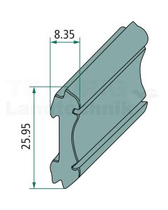 Scharnierprofil EPDM
