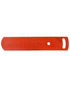 Streichblechschiene