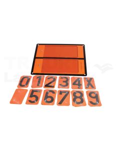 ADR-Tafel V2A 400x300 starr mit Haube