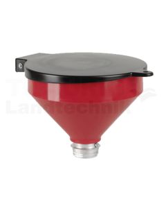 Trichter mit Deckel aus Polyethylen