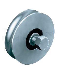 Rolle mit V-Nut
