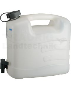 Wasserkanister PE 10l, mit Ablasshahn
