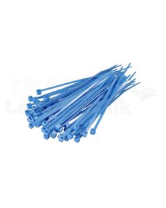 VPE100 Kabelbinder 200x4,8mm blau