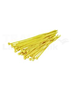 VPE100 Kabelbinder 102x2,5mm gelb