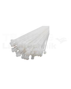 VPE100 Kabelbinder 205x3,6mm weiß