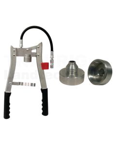 Zweihandfettpresse + Kartuschenadapter