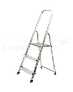 Leiter, Trittleiter Alu 1x3 Stufen