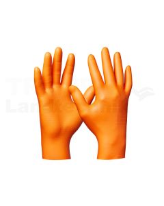 VPE50 Einweghandschuh "Orange Nitril", Gr. 11