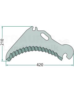 Ladewagenmesser