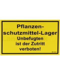 Verbotsschild "Pflanzenschutzmittel"