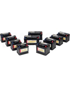 Batterie-Sortiment klein (44 - 90 Ah)