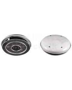 Dachlüfter 12V m. Aluminiumhaube