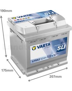 Starterbatterie 12V / 52Ah