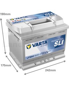 Starterbatterie 12V / 60Ah