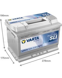 Starterbatterie 12V / 74Ah