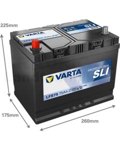 Starterbatterie 12V / 75Ah