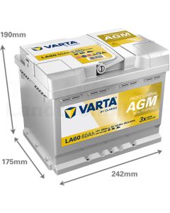 Starterbatterie 12V 60Ah