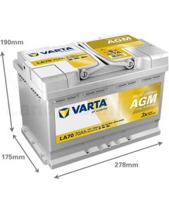 Starterbatterie 12V 70Ah