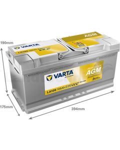 Starterbatterie 12V 105Ah