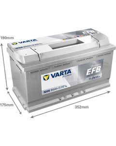 Batterie Blue Dynamic EFB 12 V / 95 Ah
