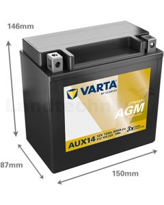 Zusatzbatterie 12V 13Ah