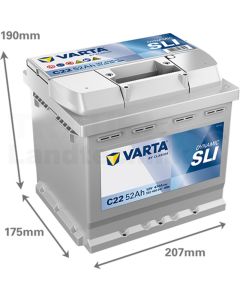 Batterie Blue Dynamic 12 V / 52 Ah