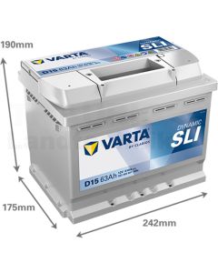 Batterie Silver Dynamic 12 V / 63 Ah