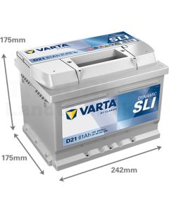 Batterie Silver Dynamic 12 V / 61 Ah