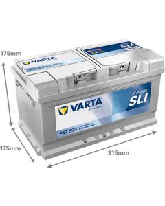 Batterie Blue Dynamic 12 V / 80 Ah