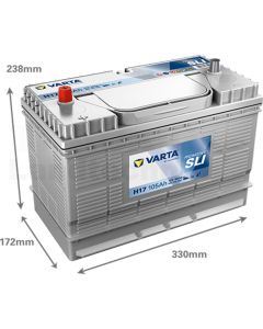 Starterbatterie 12V / 105Ah