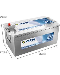 Starterbatterie ProMotive Silv 12V 225Ah