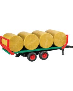 Ballentransportanhänger mit 8 Rundballen