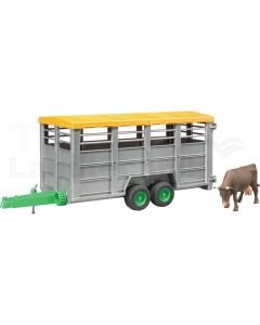 Viehtransportanhänger mit 1 Kuh