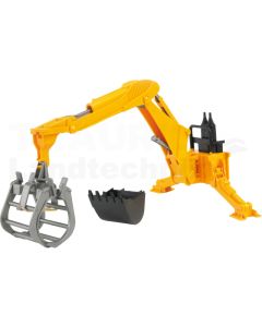 Heckbagger mit Greifer