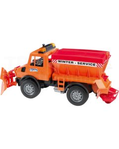 Winterdienst mit Räumschild