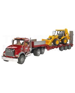 MACK Granite LKW mit Tieflader