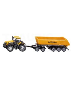 Traktor mit Dolly und Kippmulde