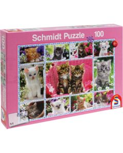 Puzzle, Katzenbabys, 100 Teile