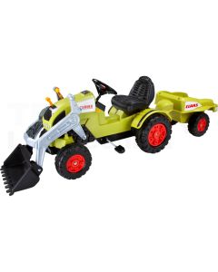 Trettrecker mit Frontlader + Trailer