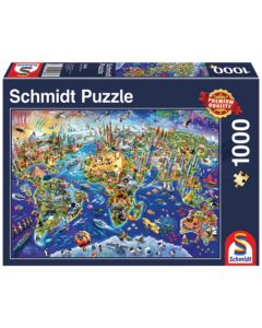Puzzle, Entdecke unsere Welt, 1000 Teile