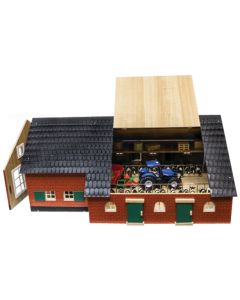 Holz Bauernhof mit Stall