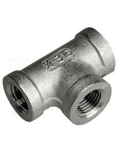 F-TI-1/4-VA T-Stück
