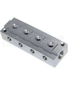 F-VTF2-2x3/4-8x1/2-AL-natur Verteilerbl.