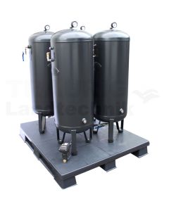 Kesselbatterie 4x90 Liter-Behälter